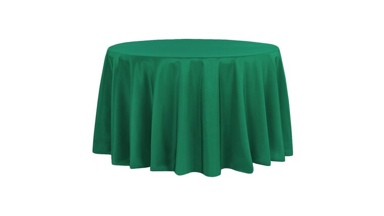 Round Polyester 132″ Tablecloth Rental – Emerald Green | Rental Round Polyester 132″ Tablecloth Rental – Emerald Green | Rental