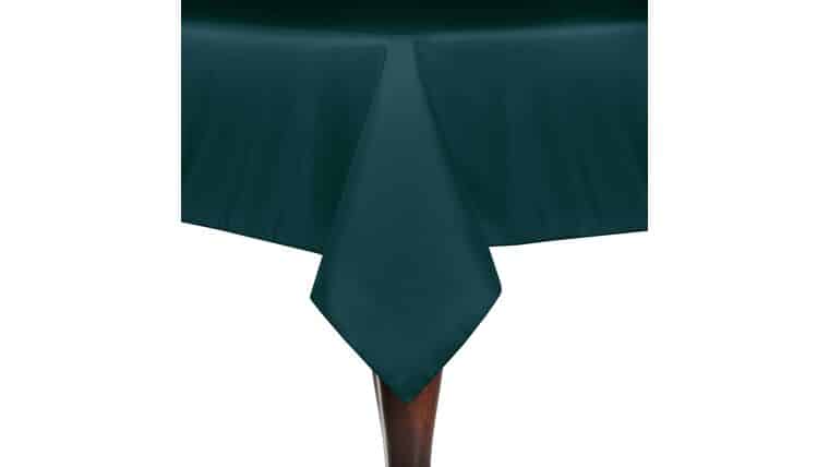 Polyester | Teal | 120″ x 120″ Square Tablecloth Rental | Rental Polyester | Teal | 120″ x 120″ Square Tablecloth Rental | Rental