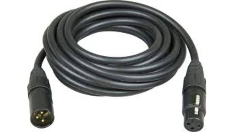 DMX 3-Pin Cable 100′ | Rental