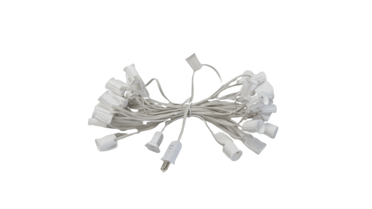 Part – 50′ White String C7 – String Lights Strand Only | Rental Part – 50′ White String C7 – String Lights Strand Only | Rental