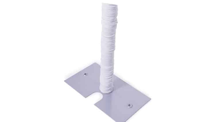 12′ x 1.5″ Spandex Pole Cover – White | Rental