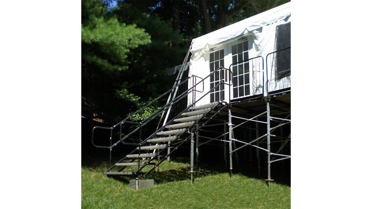 Biljax 10-Step Ultra-Stair for 40″ to 70″ High Stage – AS2100 Stage System | Rental Biljax 10-Step Ultra-Stair for 40″ to 70″ High Stage – AS2100 Stage System | Rental