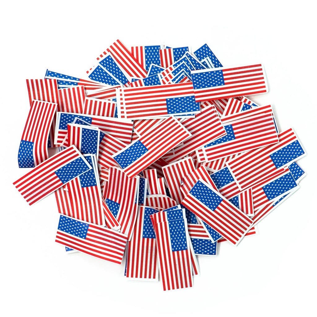 American Flag Tissue Paper Confetti (1lb) | Rental