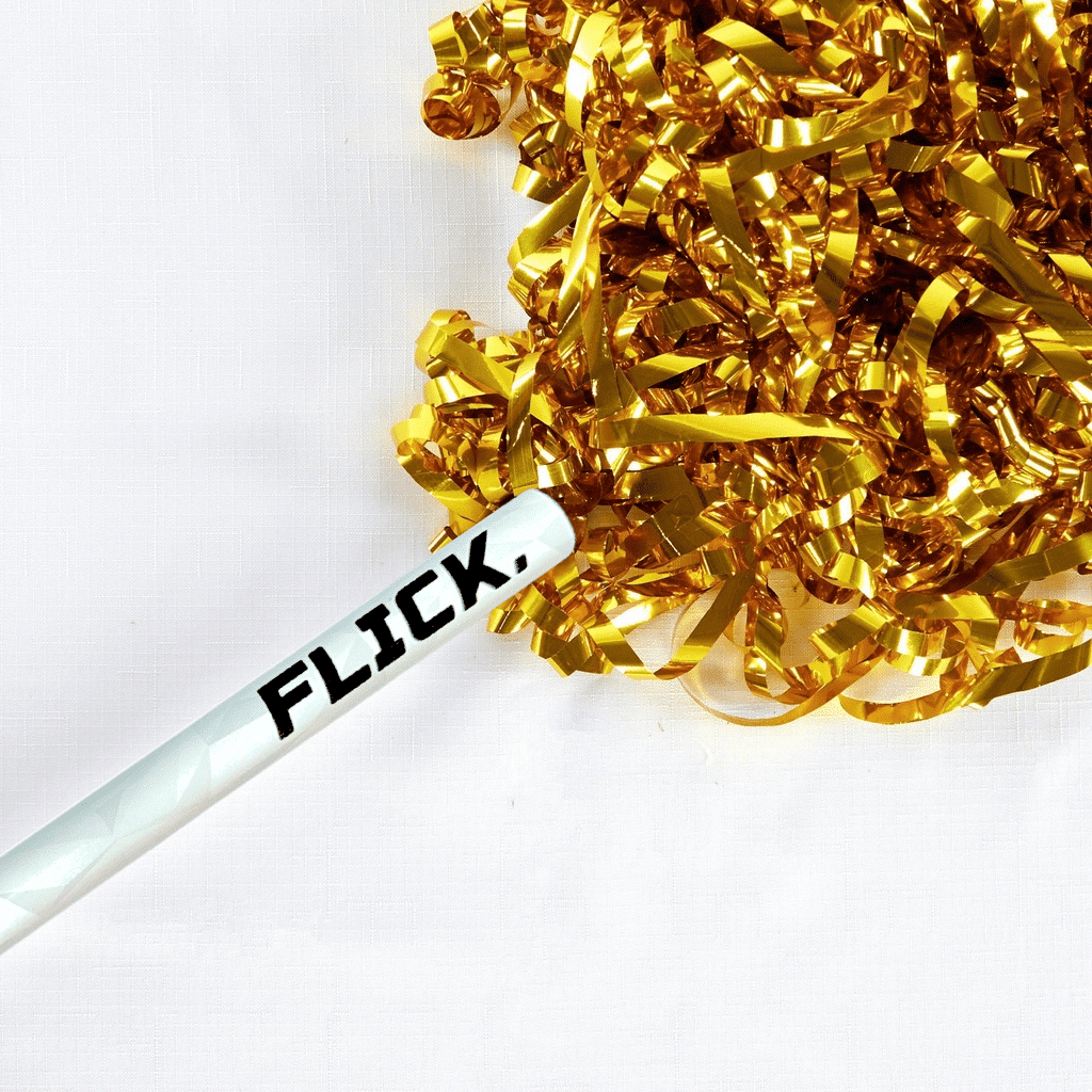 Gold Metallic Foil Streamer Flick Stick – 14″ (Pack of 8) | Rental Gold Metallic Foil Streamer Flick Stick – 14″ (Pack of 8) | Rental