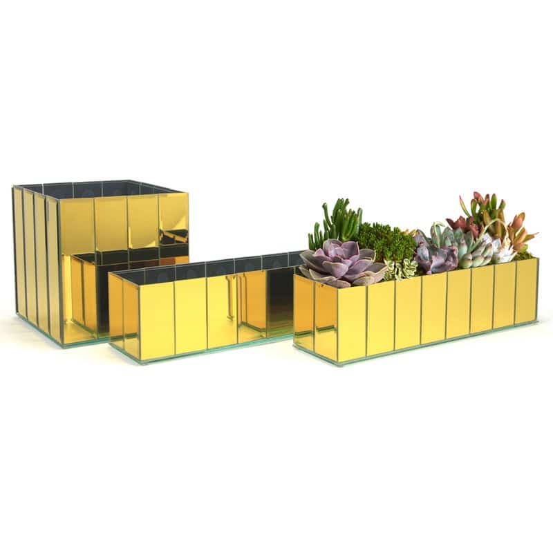 Segmented Mirror Glass Aquarium | Rental Segmented Mirror Glass Aquarium | Rental