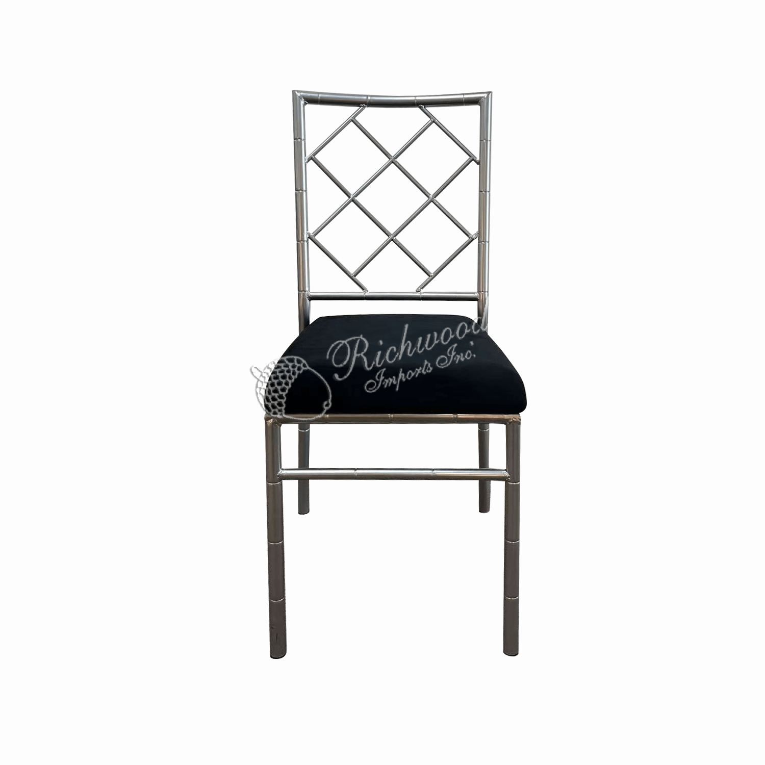 H&H CHAIR – H&H Banquet Metal Chairs, Silver w/ Black Vinyl | Rental H&H CHAIR – H&H Banquet Metal Chairs, Silver w/ Black Vinyl | Rental