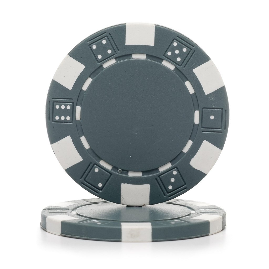 Part – Brybelly Gray Clay Composite Striped 11.5 Poker Chip | Rental Part – Brybelly Gray Clay Composite Striped 11.5 Poker Chip | Rental