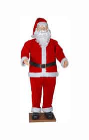 6′ Foot Life-Size Decorative Plush Santa Claus – Sitting or Standing | Rental 6′ Foot Life-Size Decorative Plush Santa Claus – Sitting or Standing | Rental