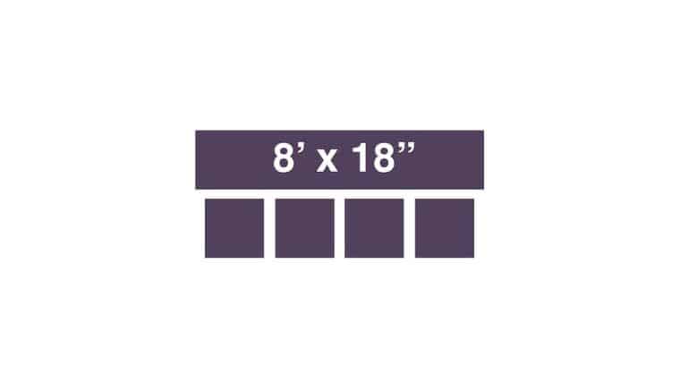Expo Table | Wood | Rectangle | 8′ x 18″ | Used – Purchase | Rental