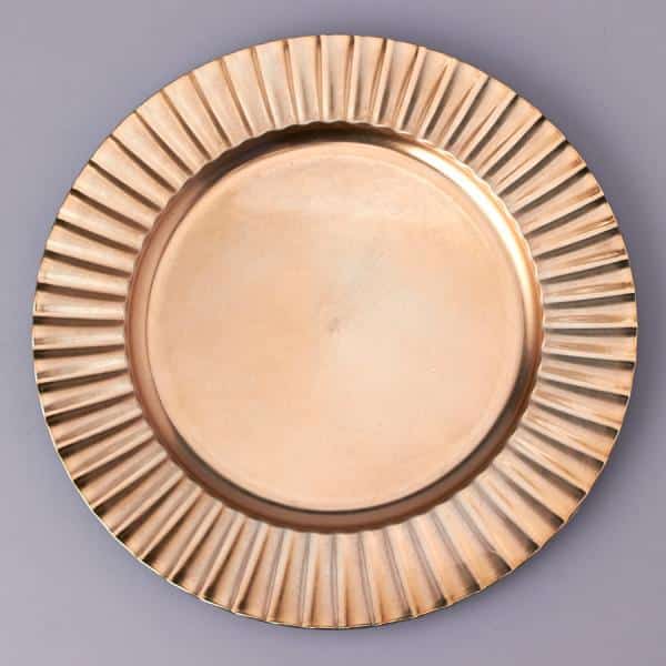 Decostar™ Plastic Charger Plate 13″- Shiny Foil Finish – Gold – 24 Pieces | Rental Decostar™ Plastic Charger Plate 13″- Shiny Foil Finish – Gold – 24 Pieces | Rental