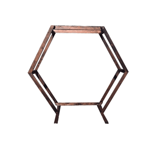 Double Wooden Hexagon Arch | Rental Double Wooden Hexagon Arch | Rental