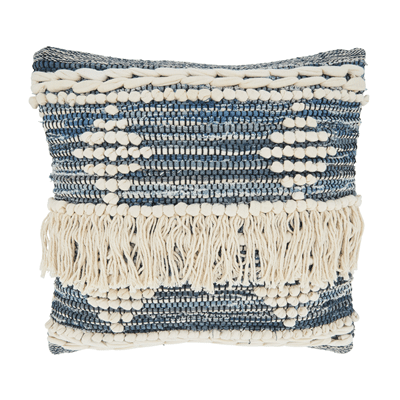 1757 Chindi Fringe Pillow | Rental