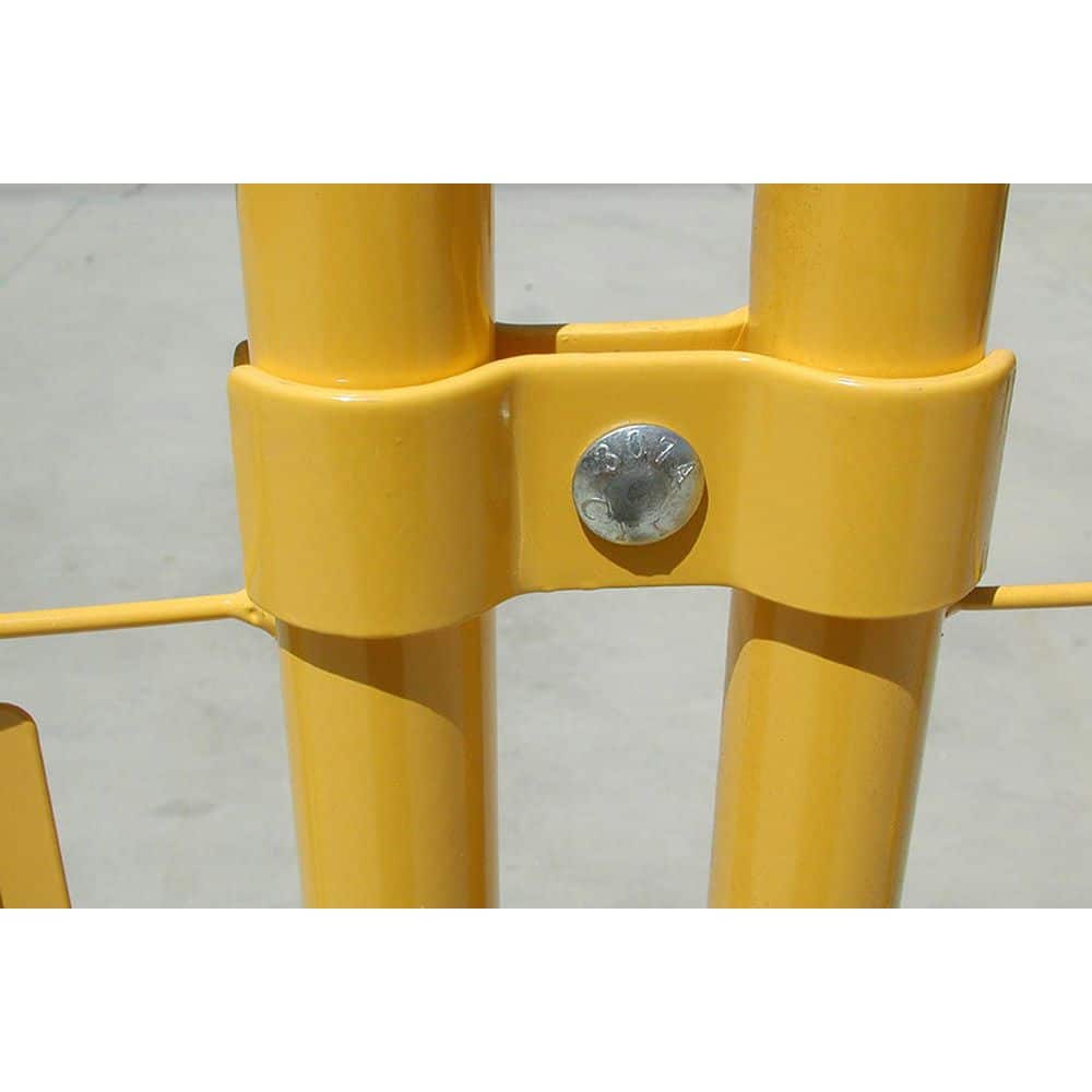 Yellow Perimeter Patrol Panel Clamps | Rental