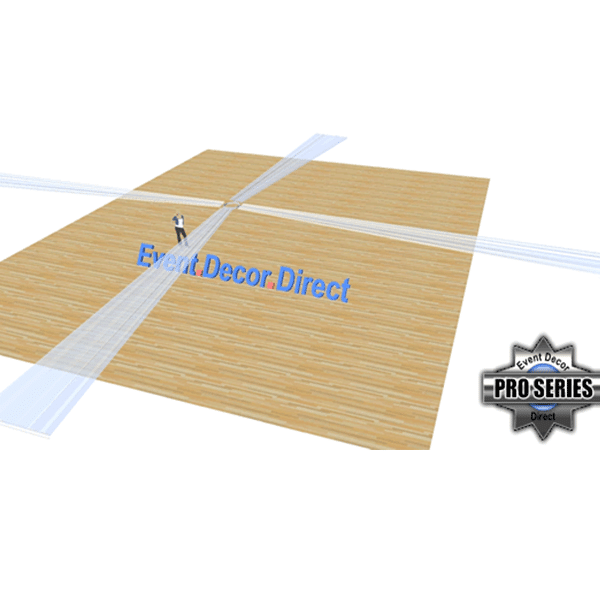 40ft 4-Panel Sheer Fabric Ceiling Draping in Assorted Colors | Rental 40ft 4-Panel Sheer Fabric Ceiling Draping in Assorted Colors | Rental