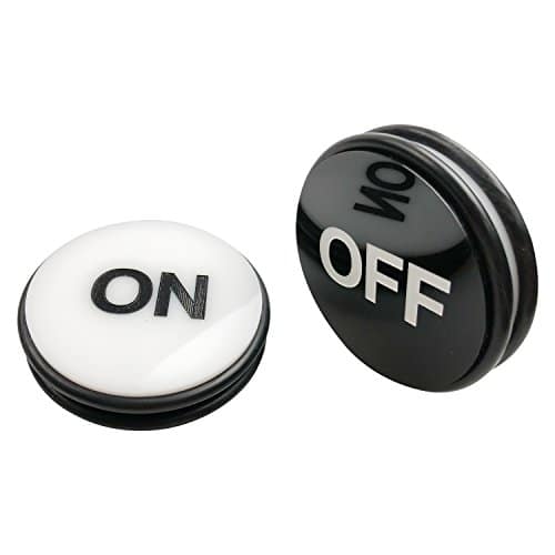 Yuanhe Casino Craps Dealer Button – 3Inch ON/OFF Puck Buttons, Great for Poker, Texas Hold ’em & Card Games | Rental