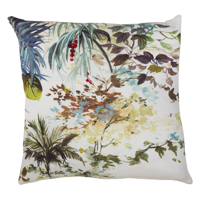 1761 Tropical Linen Pillow | Rental