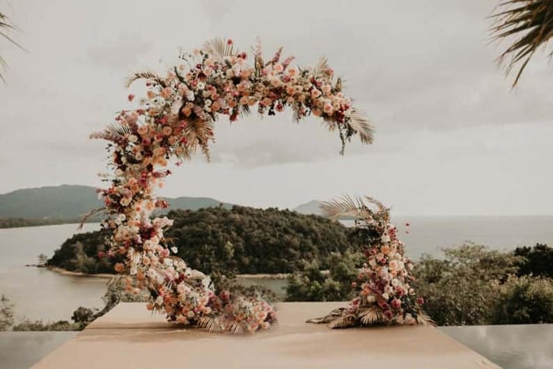 2 Piece Round Metal Arch | Rental 2 Piece Round Metal Arch | Rental