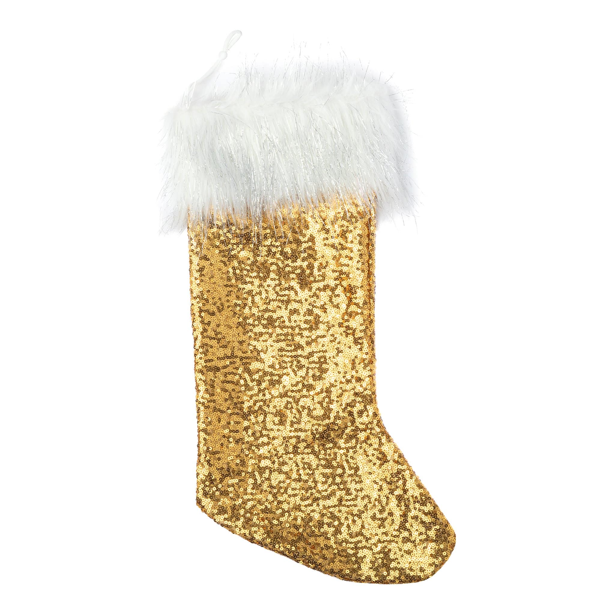 Glitz Sequin Christmas Stocking – Gold | Rental Glitz Sequin Christmas Stocking – Gold | Rental