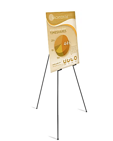 Display Easel, Full Size, Black | Rental