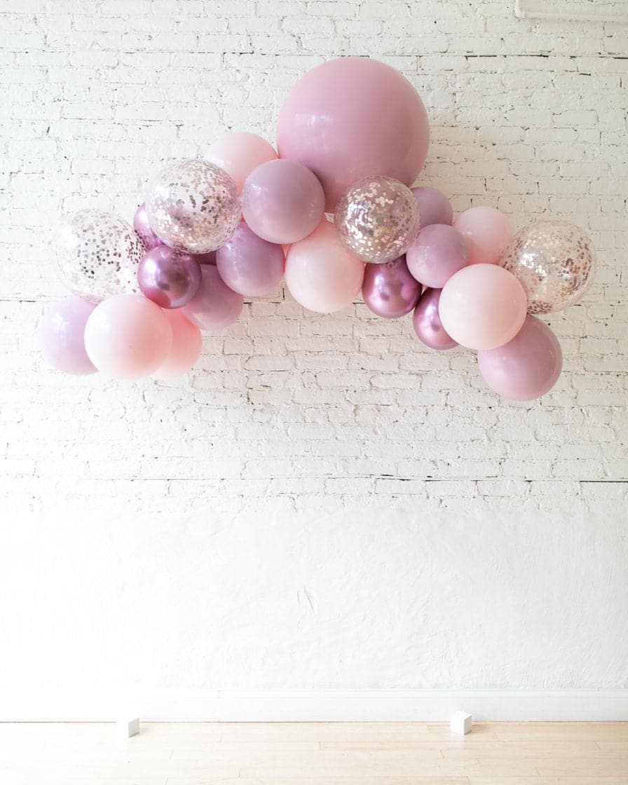 Modern Mauve – Floating Balloon Arch – 5FT | Rental