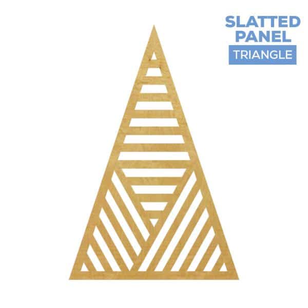 Chiara Triangle Arch Wall Panel – Wood (60″H x 40″W) | Rental