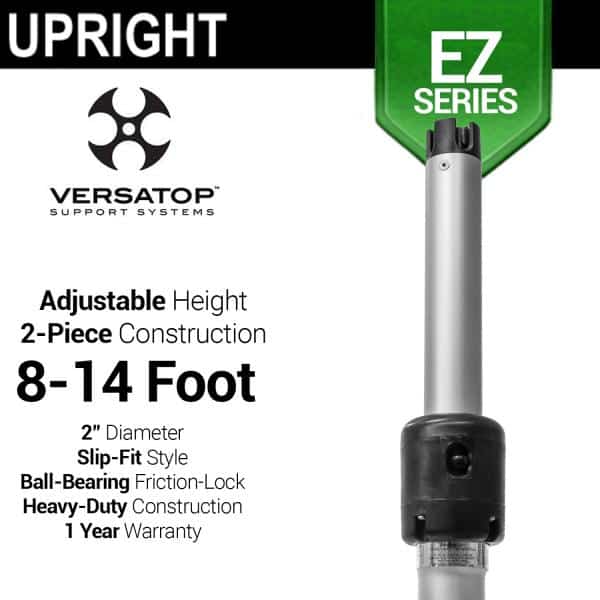 EZ Series – 2-Piece Adjustable Upright w/Slip-Lock (8ft-14ft) w/ Versatop™ | Rental EZ Series – 2-Piece Adjustable Upright w/Slip-Lock (8ft-14ft) w/ Versatop™ | Rental