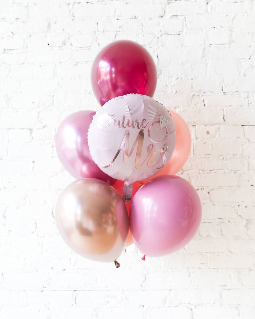 GIFT-Berry Blush – Future Mrs. Foil and 11in Balloons Bouquet | Purchase GIFT-Berry Blush – Future Mrs. Foil and 11in Balloons Bouquet | Purchase