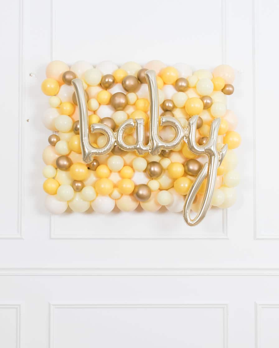 Bee Theme – BABY Balloon Backdrop Board – 30inx40in | Rental