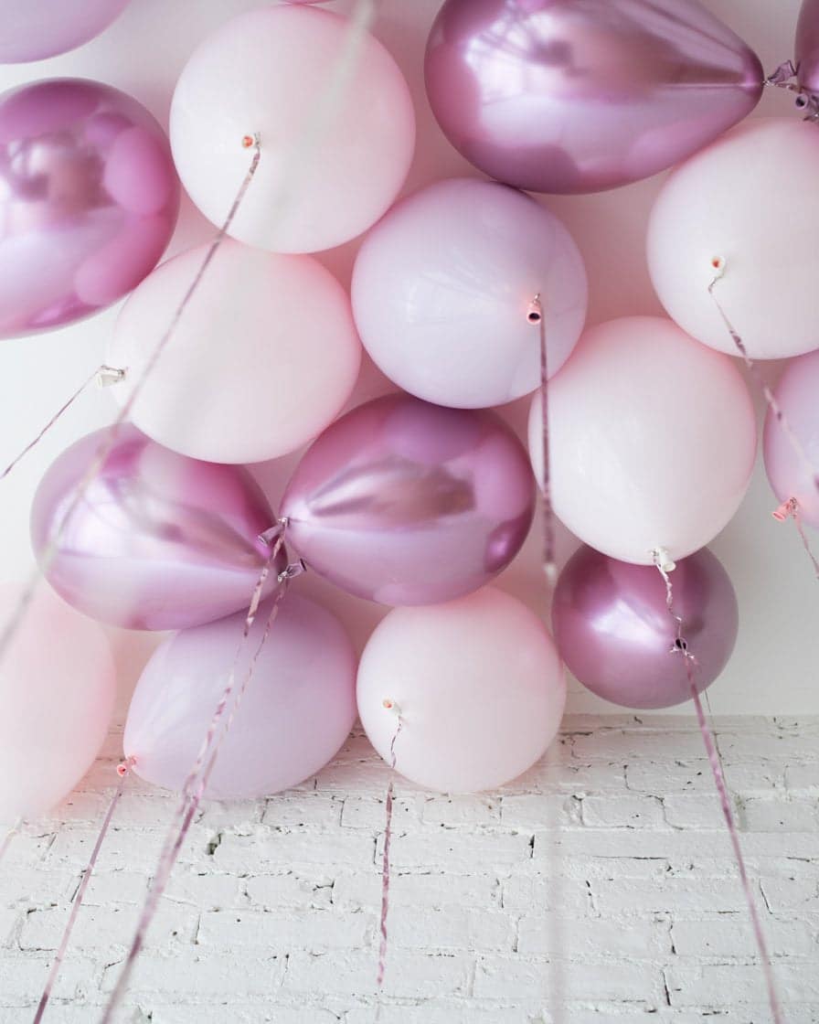 Modern Mauve – 11in Ceiling Balloons – set of 25 | Rental