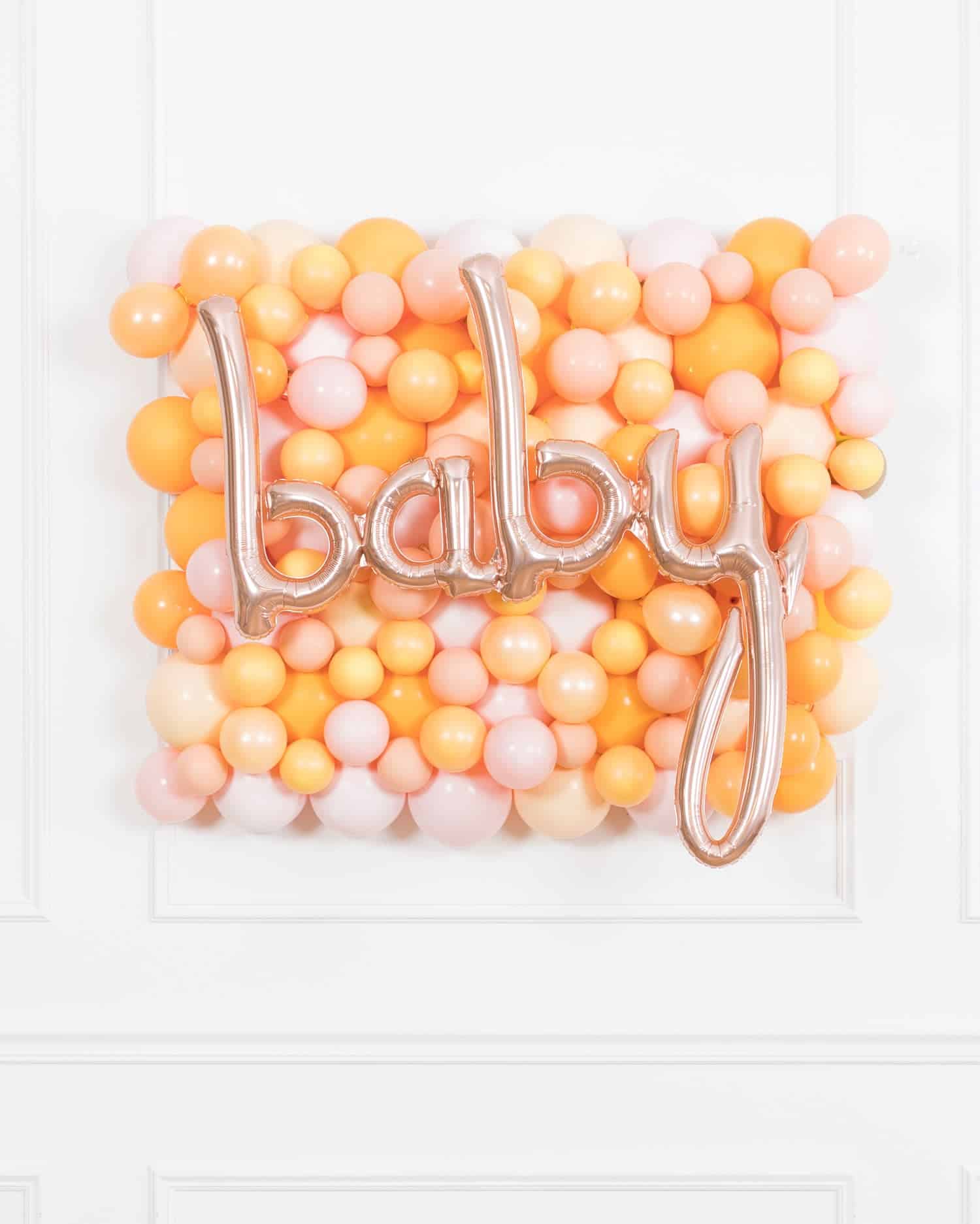 Citrus – BABY Balloon Backdrop Board – 30inx40in | Rental
