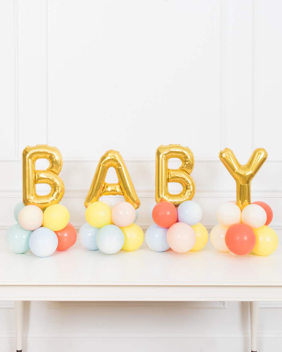 Office Baby Shower – Tabletop BABY Balloon – 1.5ft | Rental Office Baby Shower – Tabletop BABY Balloon – 1.5ft | Rental