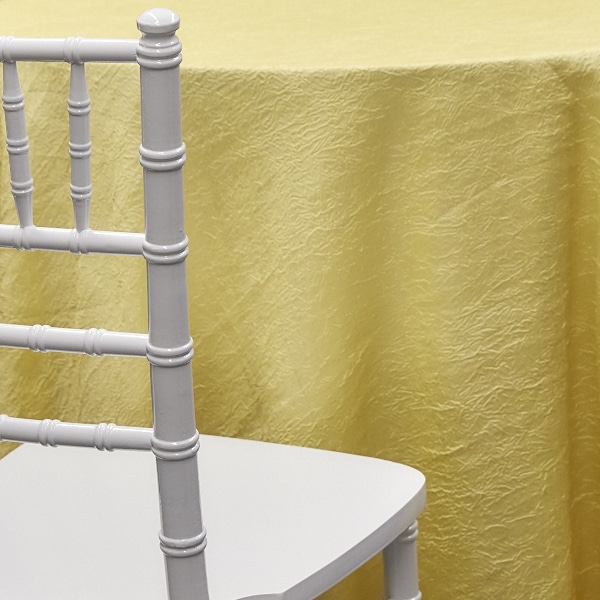 LIGHT GOLD – *FR* Crushed Taffeta Tablecloth by Eastern Mills – Many Size Options | Rental LIGHT GOLD – *FR* Crushed Taffeta Tablecloth by Eastern Mills – Many Size Options | Rental