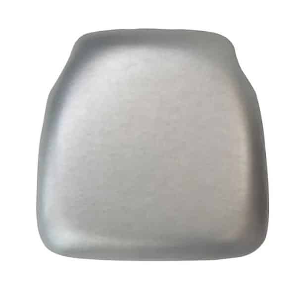 DecoStar™ Wood-Backed Vinyl Cushion for Chiavari EnvyChair™ – Silver | Rental DecoStar™ Wood-Backed Vinyl Cushion for Chiavari EnvyChair™ – Silver | Rental