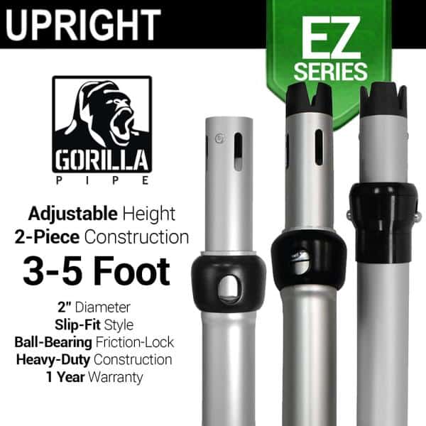EZ Series – Adjustable Upright w/Slip-Lock (3ft-5ft) | Rental EZ Series – Adjustable Upright w/Slip-Lock (3ft-5ft) | Rental