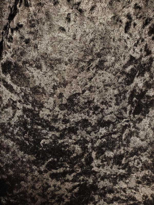 Black – Crushed Velvet Designer Drape by Eastern Mills – Choose your Length – 57″ Wide | Rental
