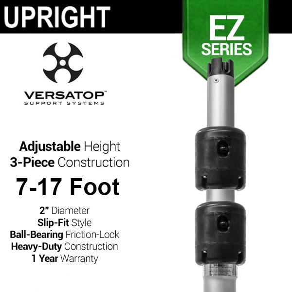EZ Series – 3-Piece Adjustable Upright w/Slip-Lock (7ft-17ft) w/ Versatop™ | Rental EZ Series – 3-Piece Adjustable Upright w/Slip-Lock (7ft-17ft) w/ Versatop™ | Rental