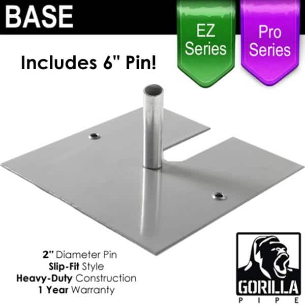 EZ and Pro Series – 16in x 14in Standard Duty 6″ x 2″ Base (Up to 8ft) | Rental EZ and Pro Series – 16in x 14in Standard Duty 6″ x 2″ Base (Up to 8ft) | Rental