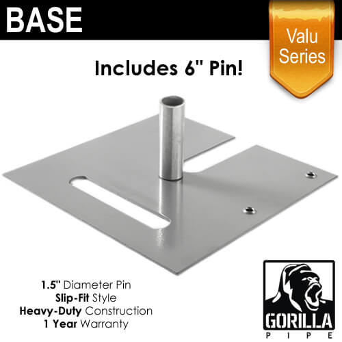 Valu Series – 18in x 18in Standard Duty 6″ x 1.5″ Base (Up to 14ft) | Rental Valu Series – 18in x 18in Standard Duty 6″ x 1.5″ Base (Up to 14ft) | Rental