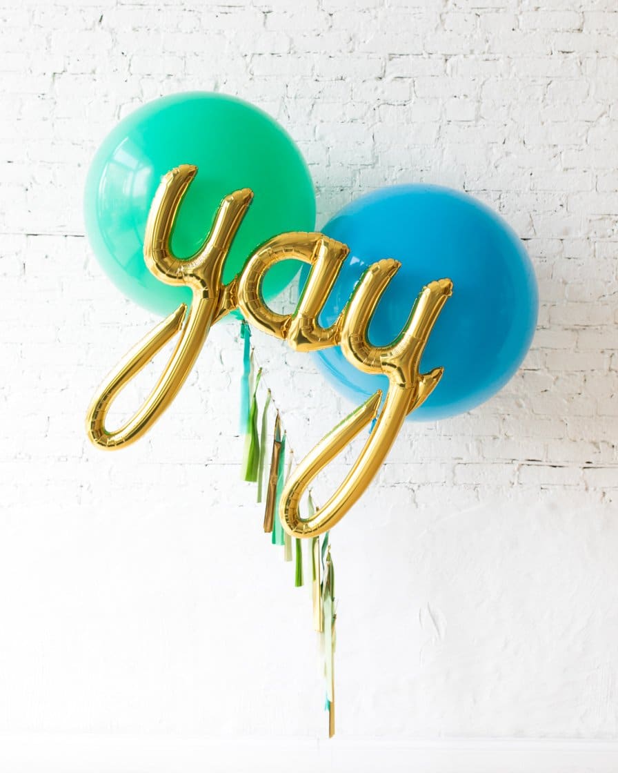 GIFT-Green & Blue Giant Yay Bouquet | Rental GIFT-Green & Blue Giant Yay Bouquet | Rental
