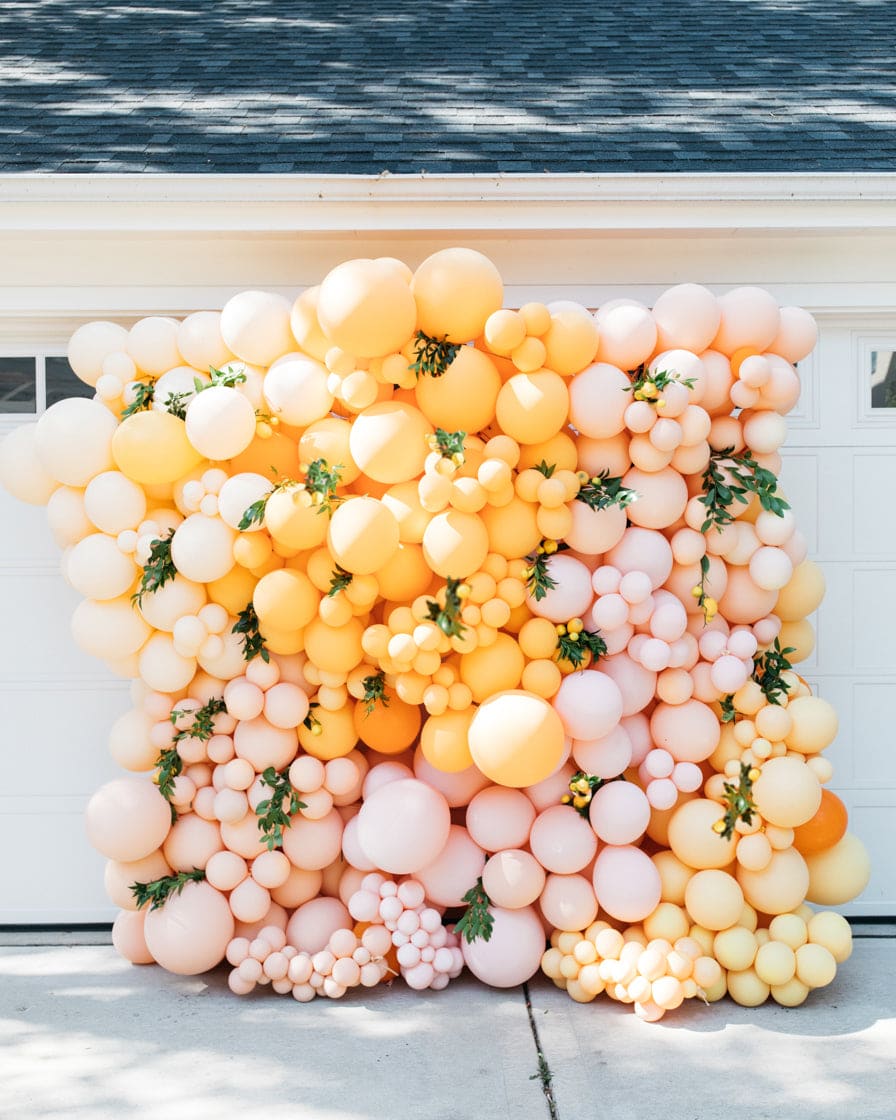 OUTDOOR – Bridal – Balloon Wall with Greenery | Rental