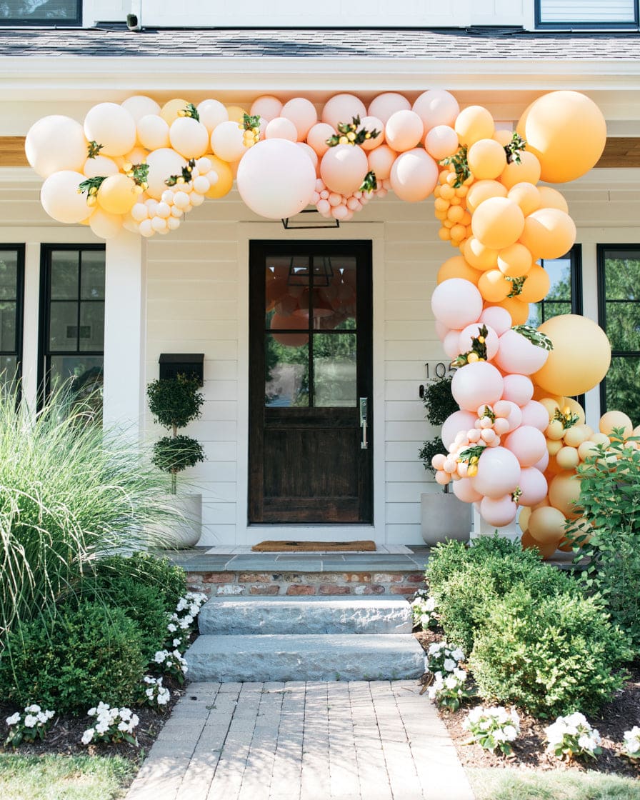 OUTDOOR – Bridal – Balloon Garland with Greenery – 18ft | Rental