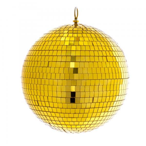 Decostar™ Mirror Disco Balls 12″ – Gold | Rental Decostar™ Mirror Disco Balls 12″ – Gold | Rental