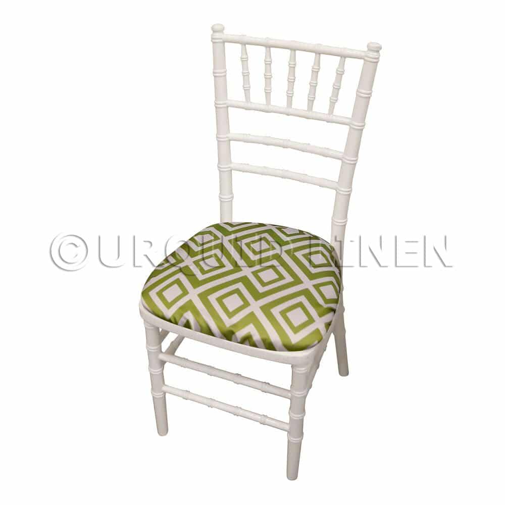 Paragon Print (Lamour) Chair Pad Cover | Rental