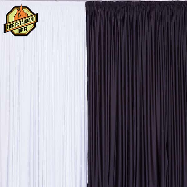 10ft IFR Spandex Party Drape by Eastern Mills – 200GSM – 10ft Extra Wide! | Rental 10ft IFR Spandex Party Drape by Eastern Mills – 200GSM – 10ft Extra Wide! | Rental