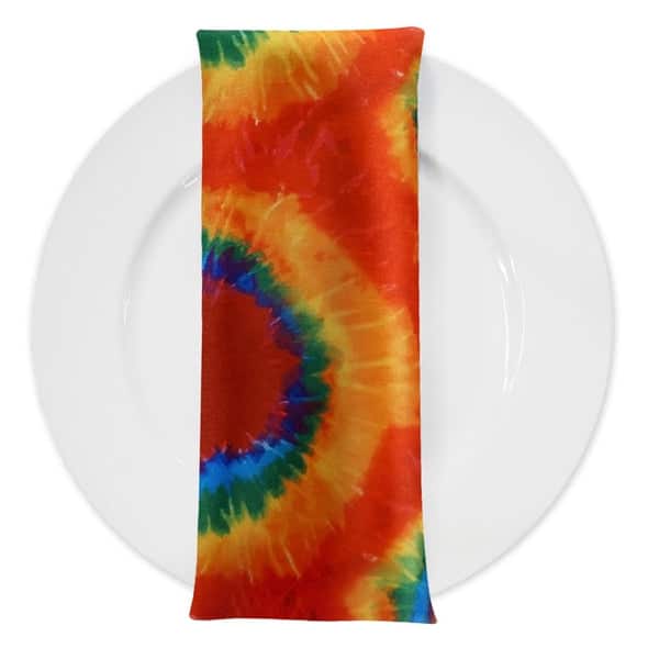 Tie-Dye Print (Dupioni) Table Napkin | Rental Tie-Dye Print (Dupioni) Table Napkin | Rental