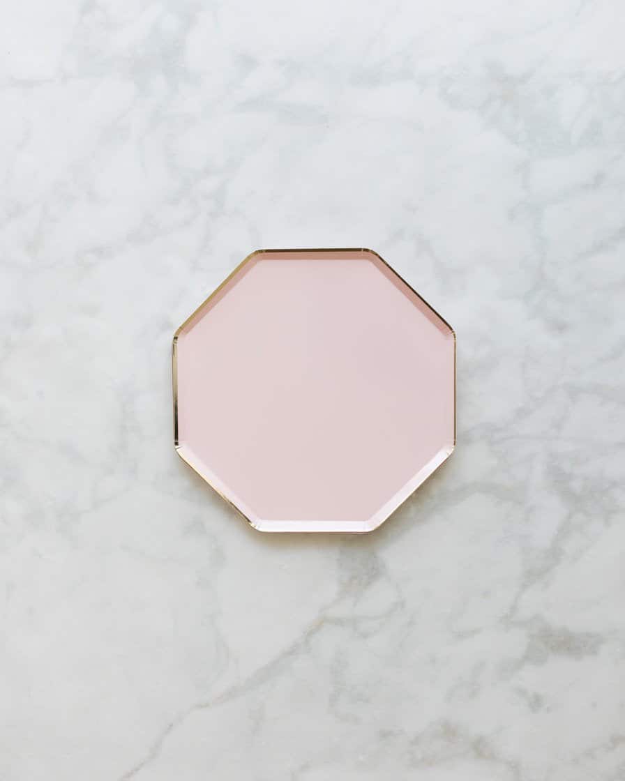 Meri Meri Dusty Pink Dinner Plates – pack of 8 | Rental Meri Meri Dusty Pink Dinner Plates – pack of 8 | Rental
