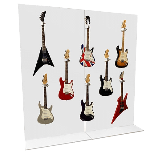 Guitar Wall – White | Rental Guitar Wall – White | Rental