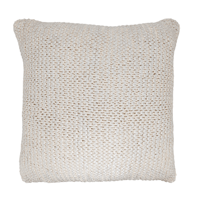 1591 – Knitted Design Pillow – Down Filled | Rental