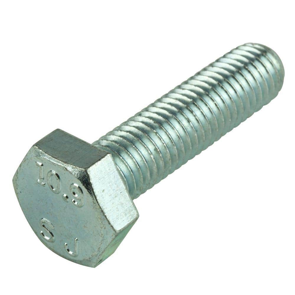 Everbilt — M8-1.25x40mm Zinc Hex Head External Hex Drive Cap Screw 2-Pieces | Rental Everbilt — M8-1.25x40mm Zinc Hex Head External Hex Drive Cap Screw 2-Pieces | Rental
