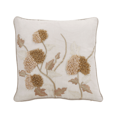 1580 Embroidered Flower Pillow | Rental